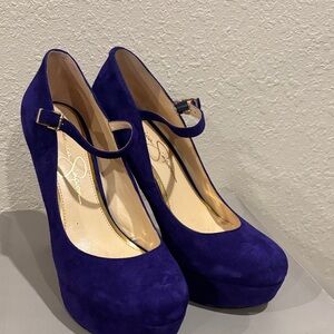 Jessica Simpson Purple Heels